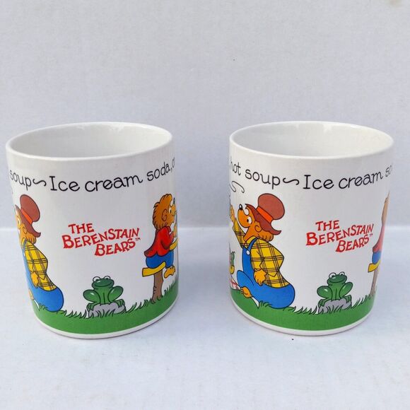 Vintage Princess House The Berenstain Bears Coffee Mug-Lot of 2-1987-Ceramic - Picture 3 of 11